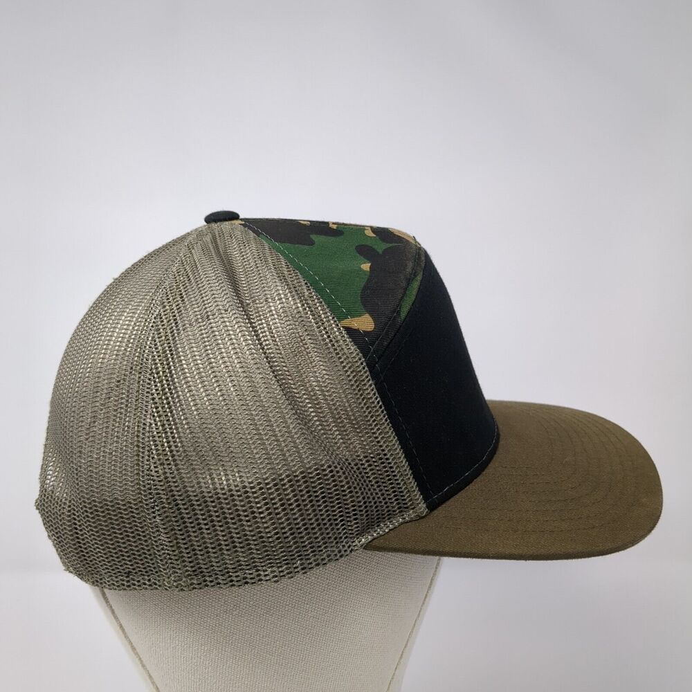 208 Properties Patch Snapback Trucker Hat Multi O… - image 4